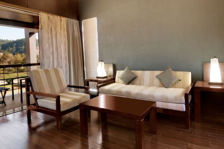 Luxury One Bedroom Mountain View Suite interior at Namah Corbett