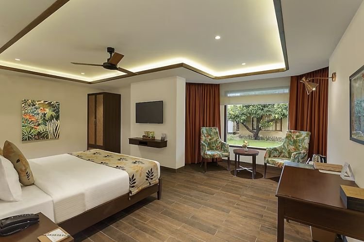 Premium room at The Riverview Retreat Corbett resort