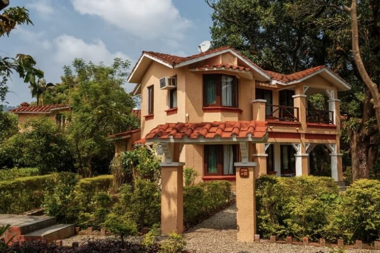Interior view of superior cottages at The Riverview Retreat Corbett resort